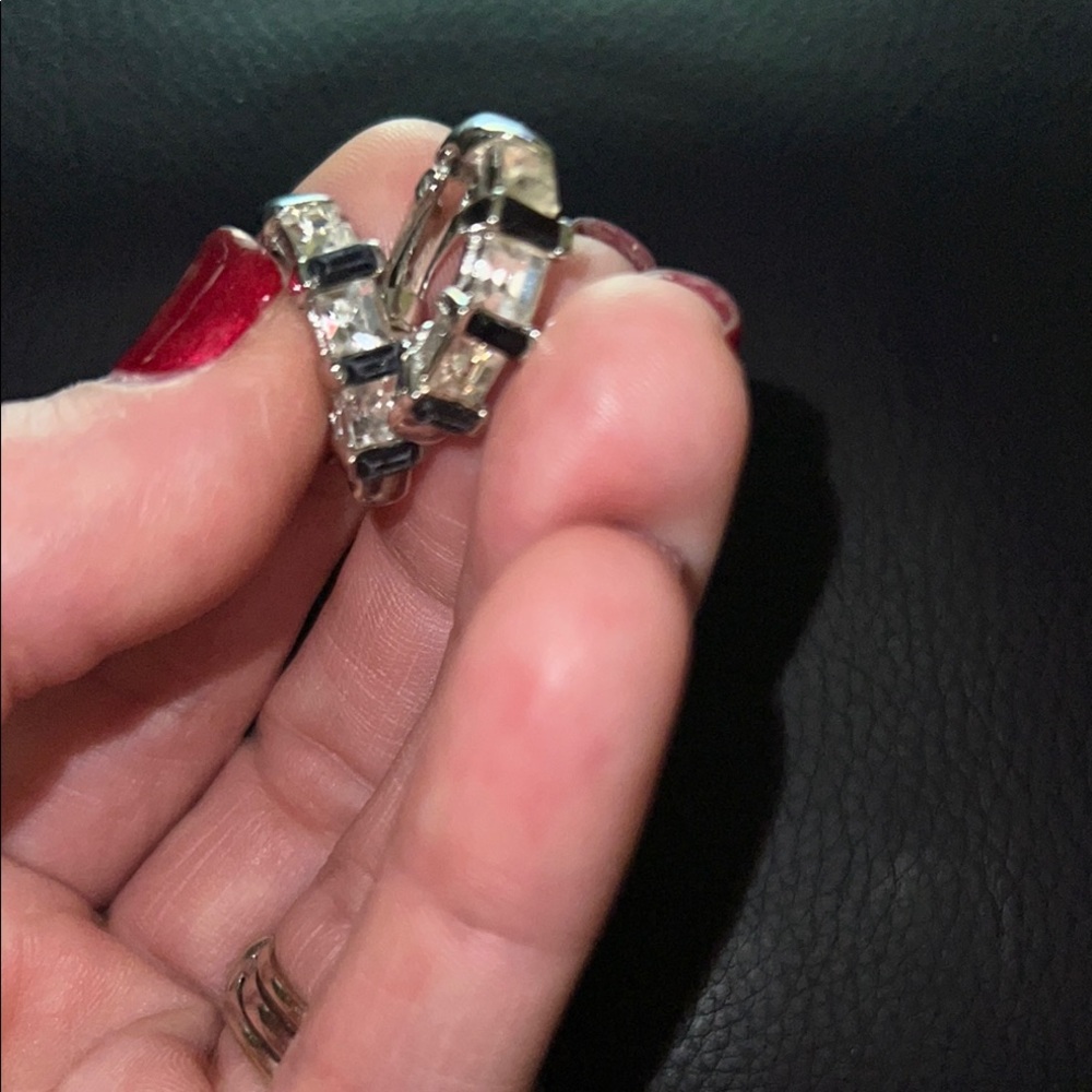 Elegant Silver Hoop Earrings